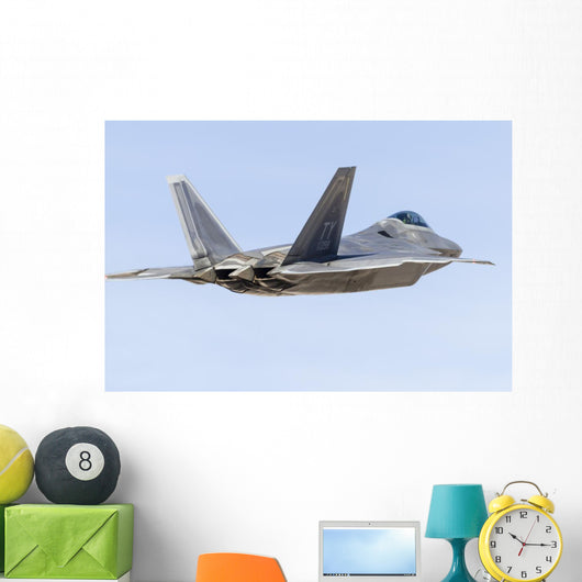 Us Air Force F-22a Back Wall Decal