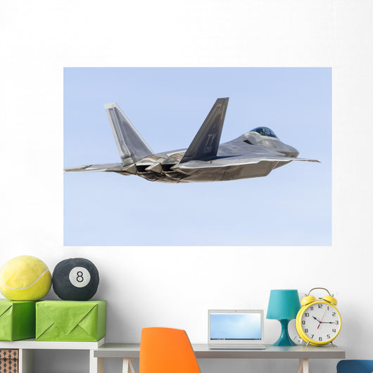 Us Air Force F-22a Back Wall Decal