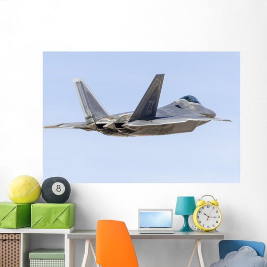 Us Air Force F-22a Back Wall Decal