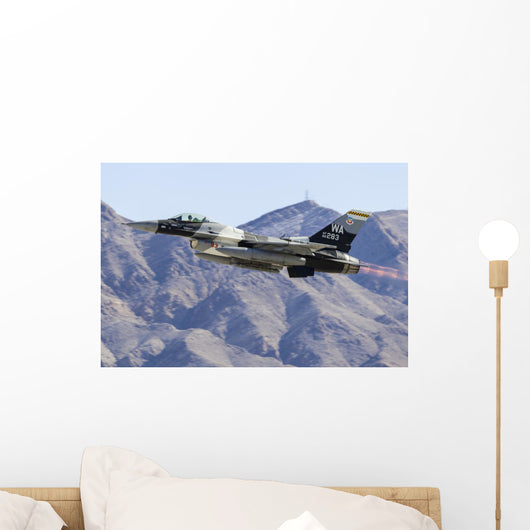 Aggressor F-16 Fighting Falcon In-Flight Wall Decal