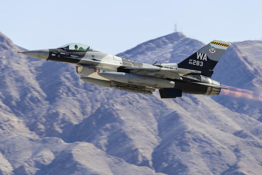 Aggressor F-16 Fighting Falcon In-Flight Wall Decal