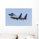 Us Air Force F-15c Left Back Wall Decal