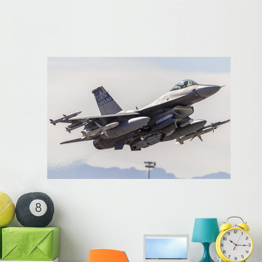 Us Air Force F-16c Right Profile Wall Decal