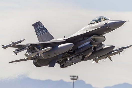 Us Air Force F-16c Right Profile Wall Decal