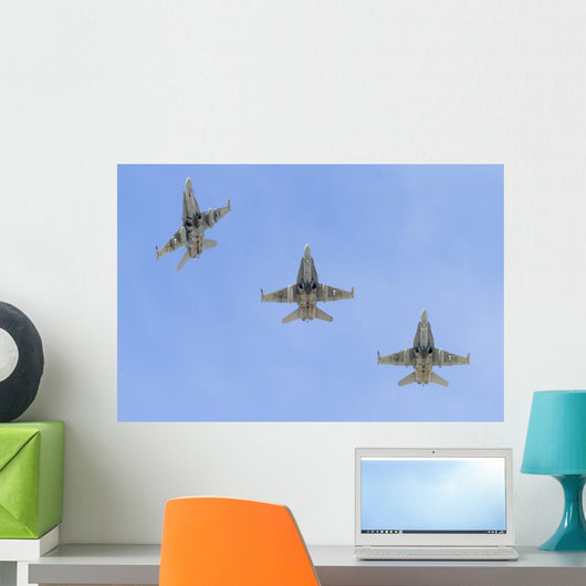 Royal Australian Air Force Three Fighters Wall Decal