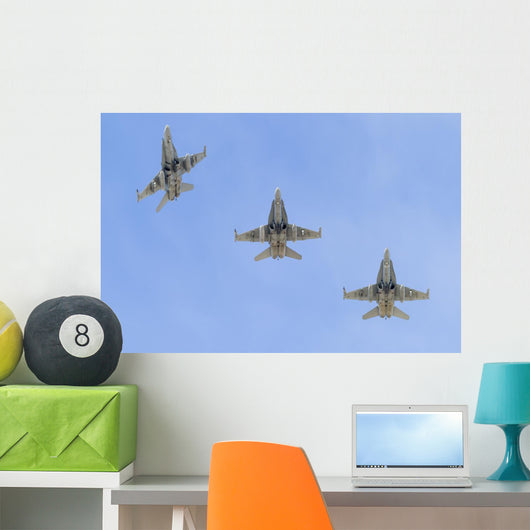 Royal Australian Air Force Three Fighters Wall Decal
