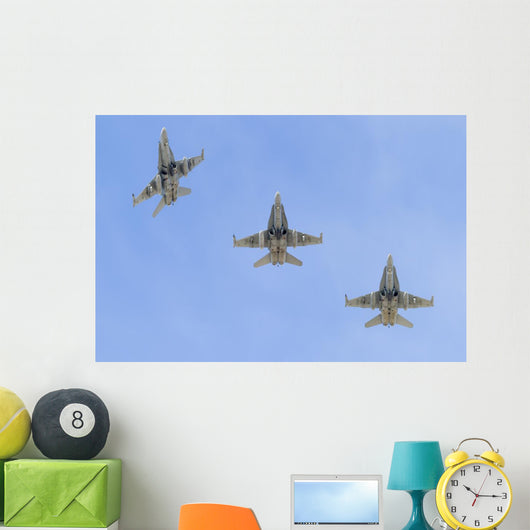 Royal Australian Air Force Three Fighters Wall Decal