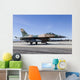 Aggressor F-16 Fighting Falcon Grounded Wall Decal
