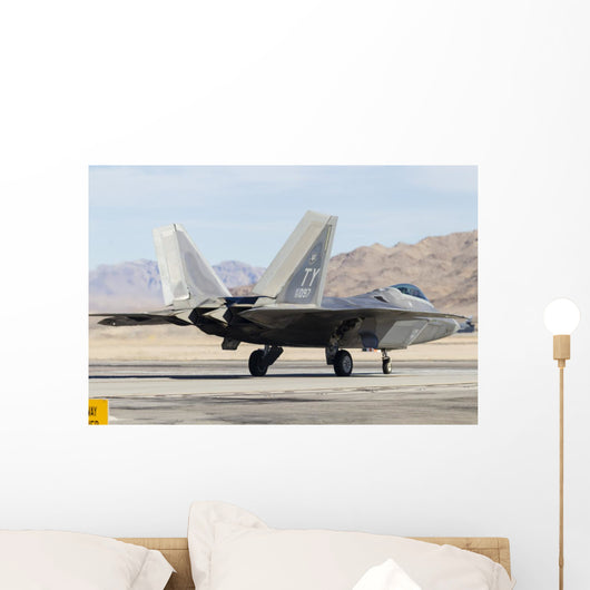 Us Air Force F-22a Back Left Wall Decal
