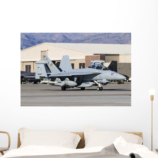 Us Navy E A-18g Grounded Wall Decal