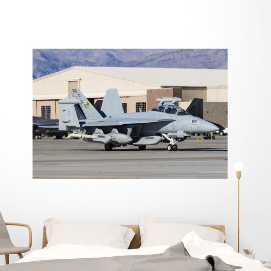 Us Navy E A-18g Grounded Wall Decal