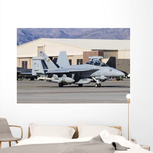 Us Navy E A-18g Grounded Wall Decal