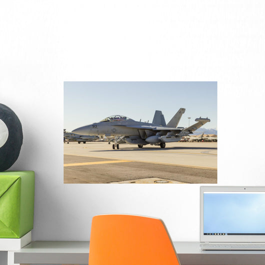 Us Navy E A-18g Grounded Left Wall Decal
