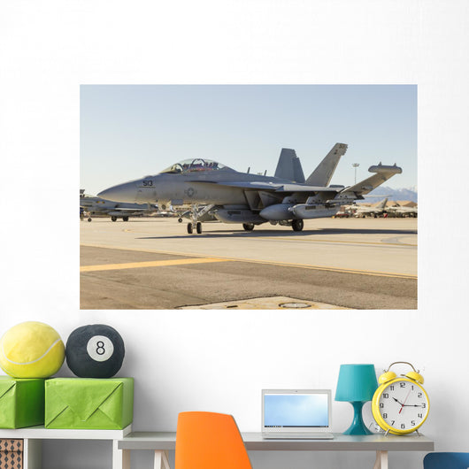 Us Navy E A-18g Grounded Left Wall Decal