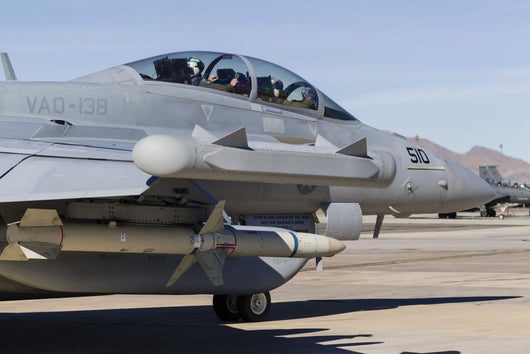 Us Navy E A-18g  Grounded Right Wall Decal