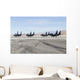 Four F-15e Strike Eagle Wall Decal