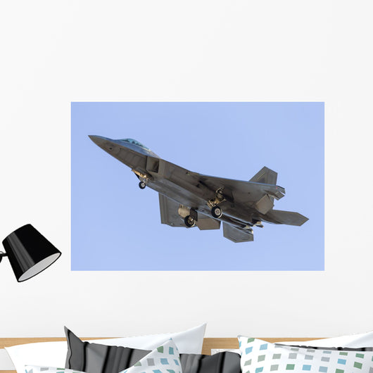 Us Air Force F-22a Bottom Left Wall Decal