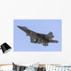 Us Air Force F-22a Bottom Left Wall Decal