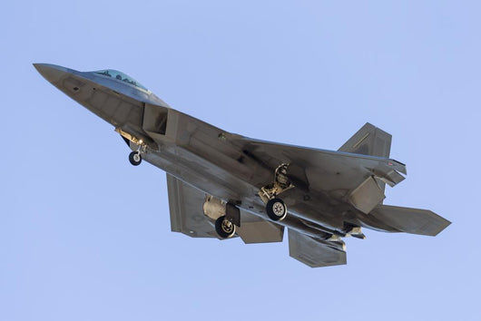 Us Air Force F-22a Bottom Left Wall Decal