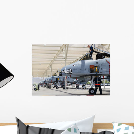Us Air Force A-10 Preparations Wall Decal