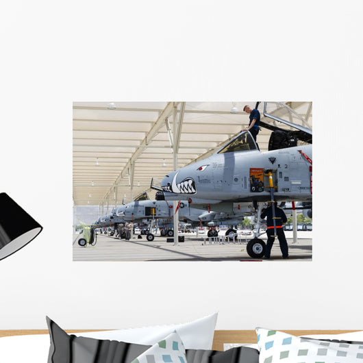 Us Air Force A-10 Preparations Wall Decal