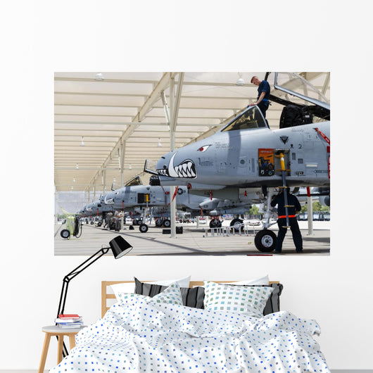 Us Air Force A-10 Preparations Wall Decal