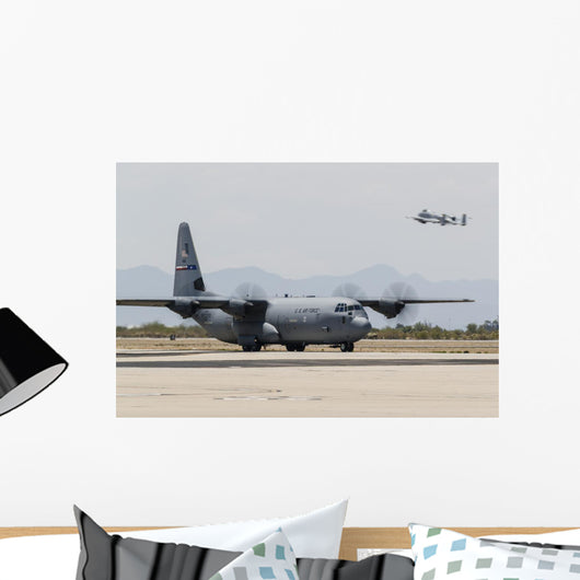 C-130j Hercules Taxies after Wall Decal