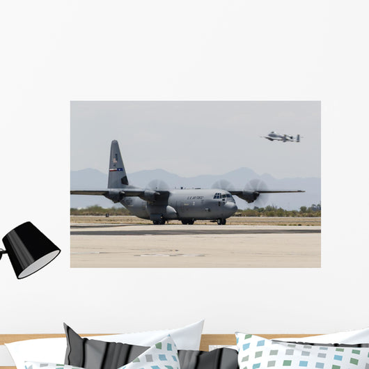 C-130j Hercules Taxies after Wall Decal