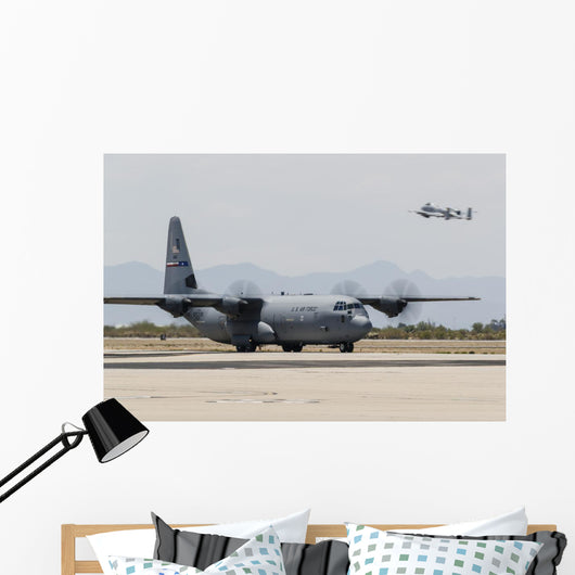 C-130j Hercules Taxies after Wall Decal