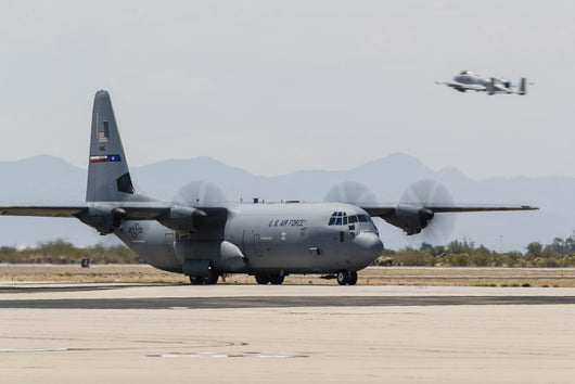 C-130j Hercules Taxies after Wall Decal
