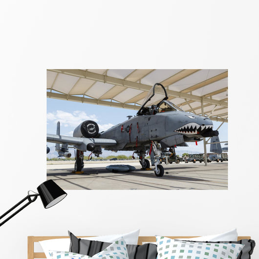 Us Air Force A-10 Grounded Right Profile Wall Decal