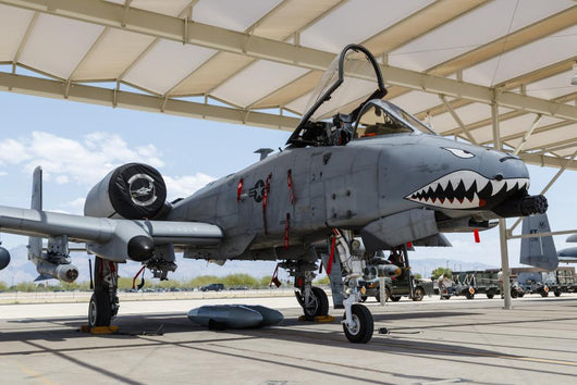 Us Air Force A-10 Grounded Right Profile Wall Decal