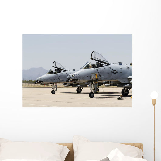 Us Air Force A-10 Pair Wall Decal