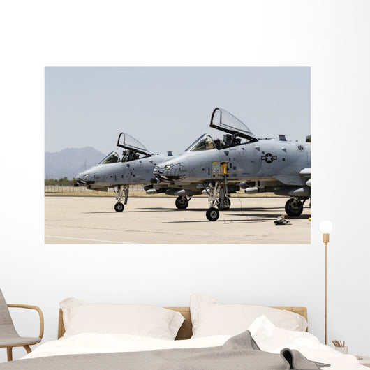 Us Air Force A-10 Pair Wall Decal