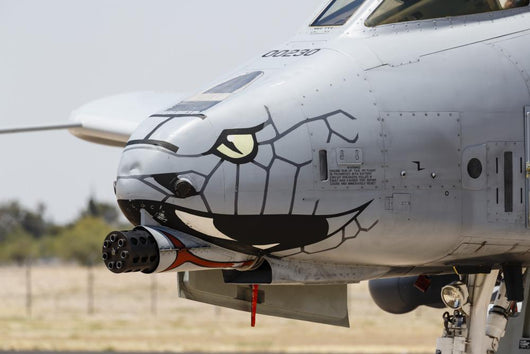 Close-up Gau-8 Avenger Gun Profile Wall Decal