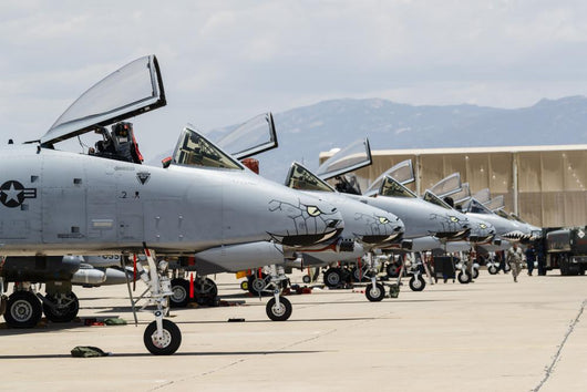 Us Air Force A-10 Line-up Wall Decal