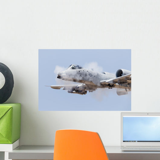Us Air Force A-10 Smoke Left Wall Decal