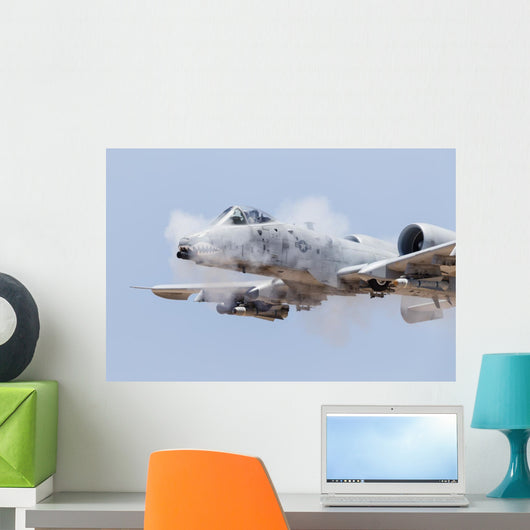 Us Air Force A-10 Smoke Left Wall Decal