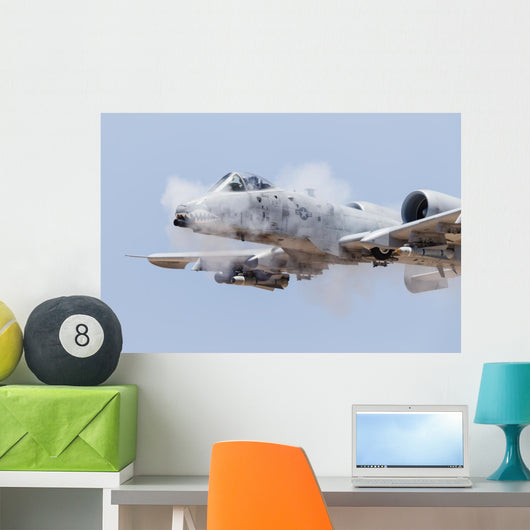 Us Air Force A-10 Smoke Left Wall Decal