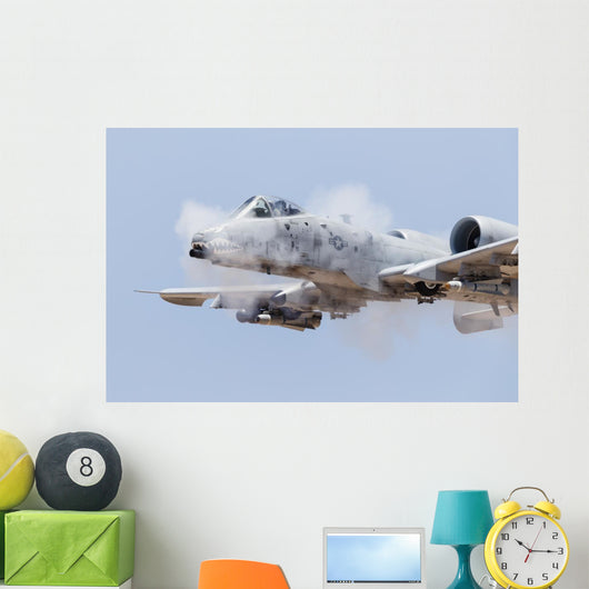 Us Air Force A-10 Smoke Left Wall Decal