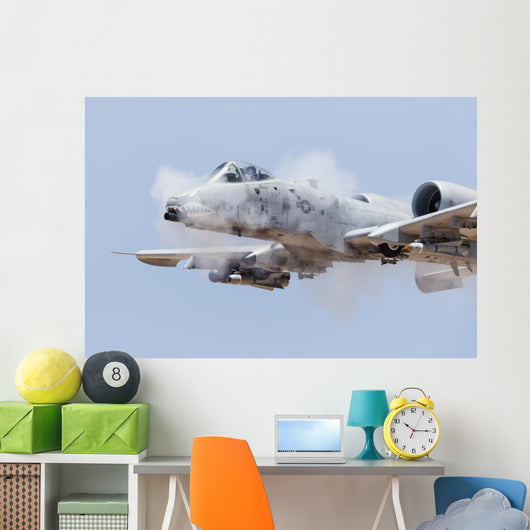 Us Air Force A-10 Smoke Left Wall Decal