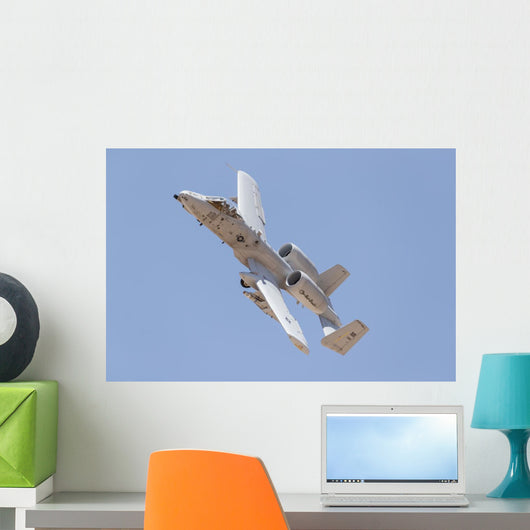 Us Air Force A-10 Banking Left Wall Decal