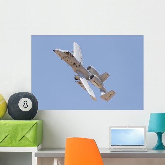 Us Air Force A-10 Banking Left Wall Decal