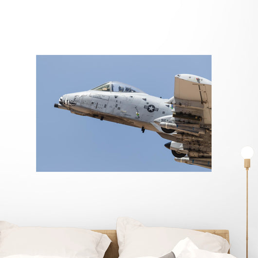 Us Air Force A-10 Front Left Wall Decal