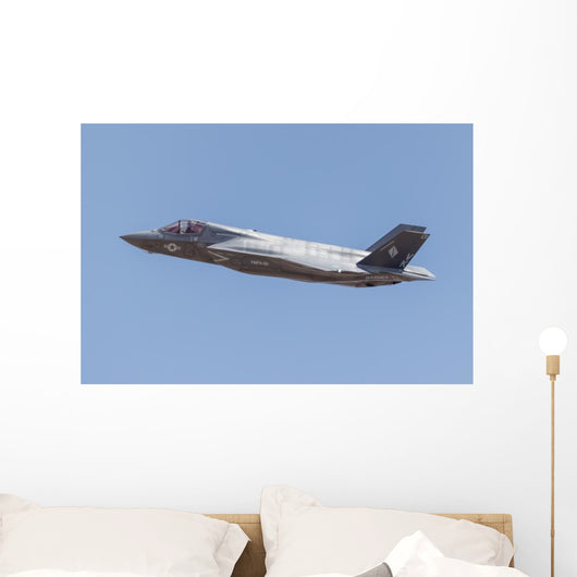 Us Marine Corps F-35b Left Wall Decal