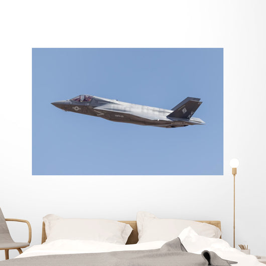 Us Marine Corps F-35b Left Wall Decal