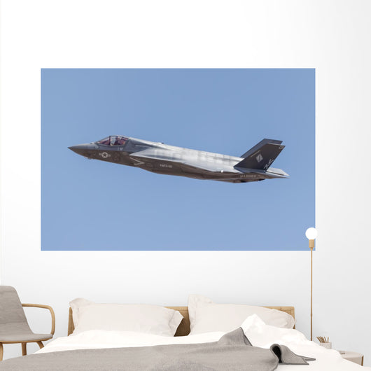 Us Marine Corps F-35b Left Wall Decal
