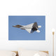 Us Air Force F-22a Banking Left Wall Decal