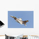 Us Air Force F-16c Banking Left Wall Decal
