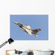 Us Air Force F-16c Banking Left Wall Decal